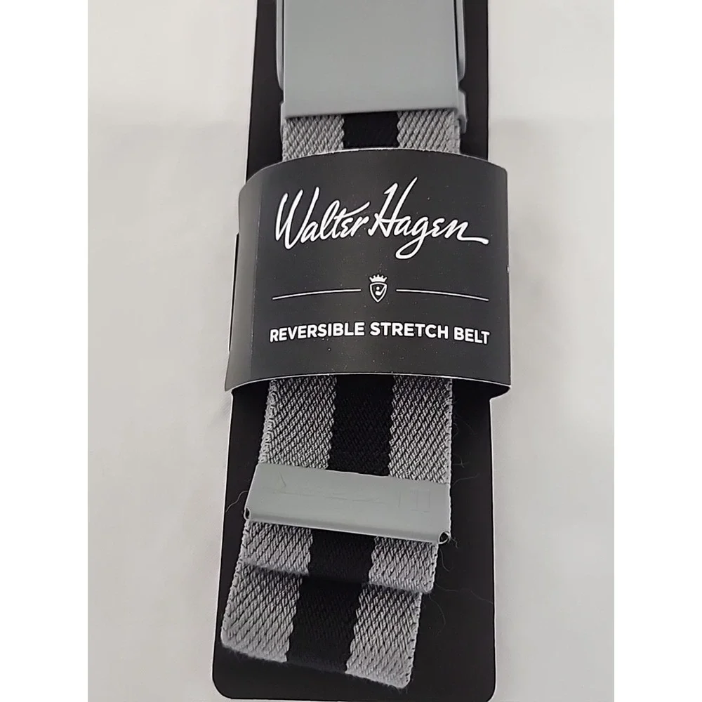 Walter Hagen Men's‎ Golf Reversible Belt Stretch Cut To Fit Up to Size 42